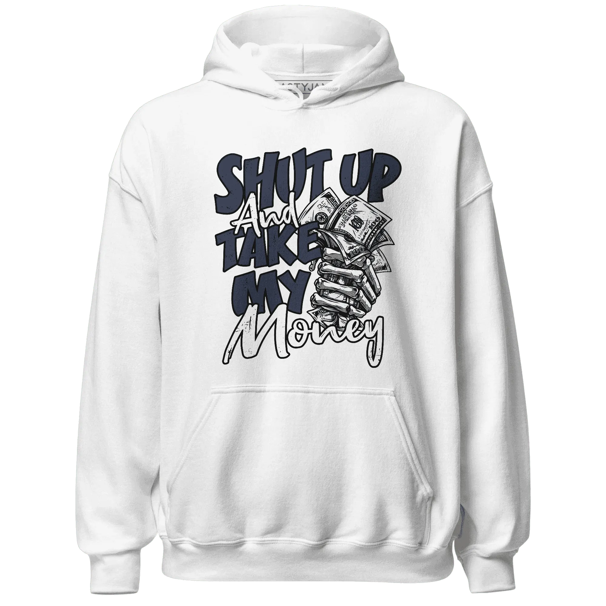 White-Navy-6s-Hoodie-Match-Shut-Up