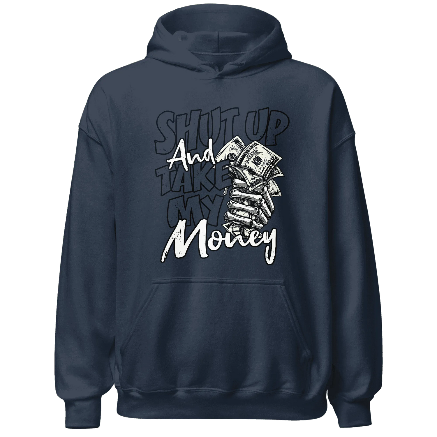 White-Navy-6s-Hoodie-Match-Shut-Up