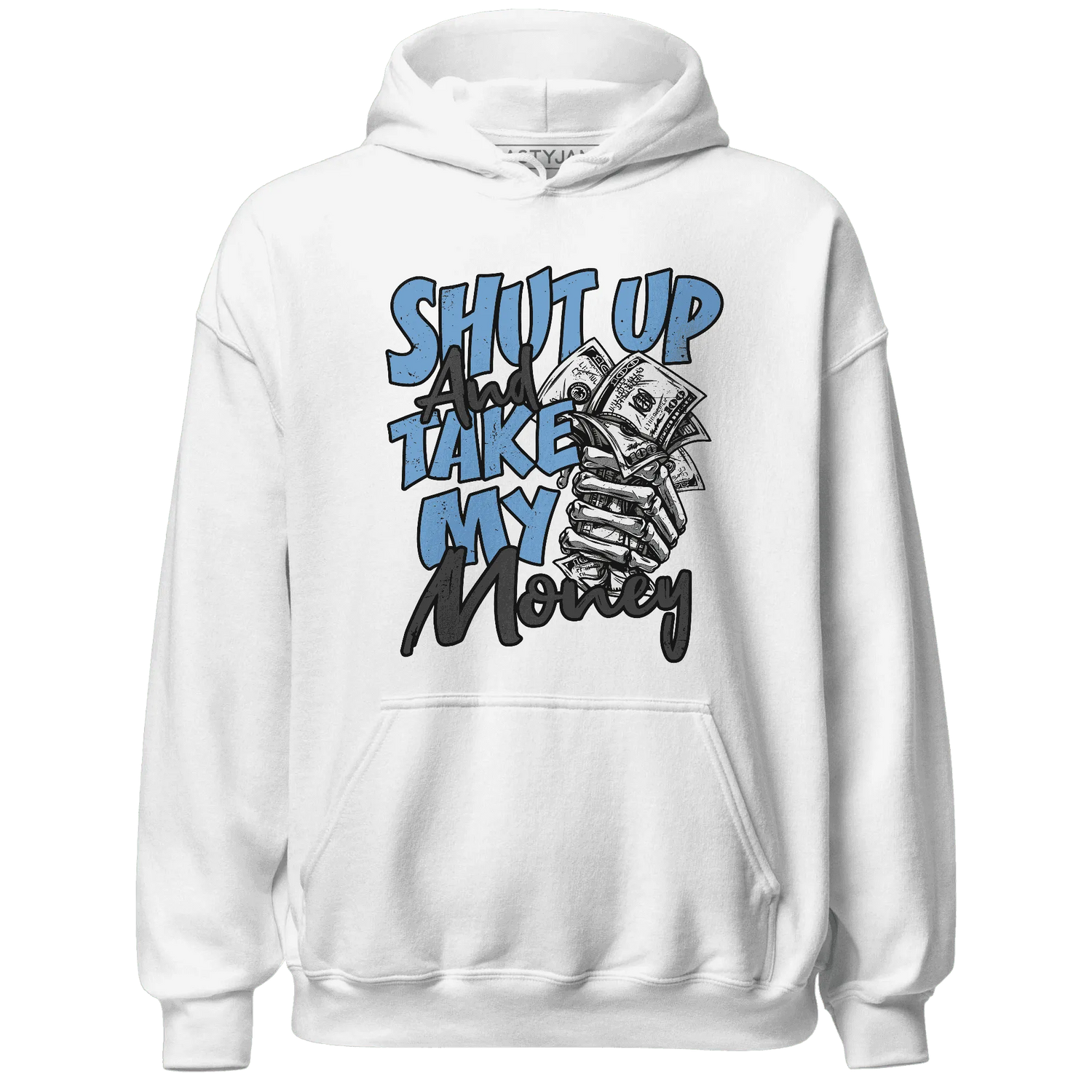 AM-Plus-Black-Univercitii-Blue-Hoodie-Match-Shut-Up