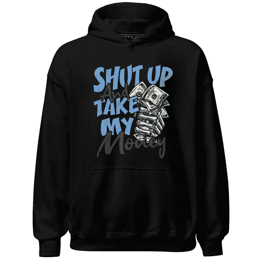 AM-Plus-Black-Univercitii-Blue-Hoodie-Match-Shut-Up