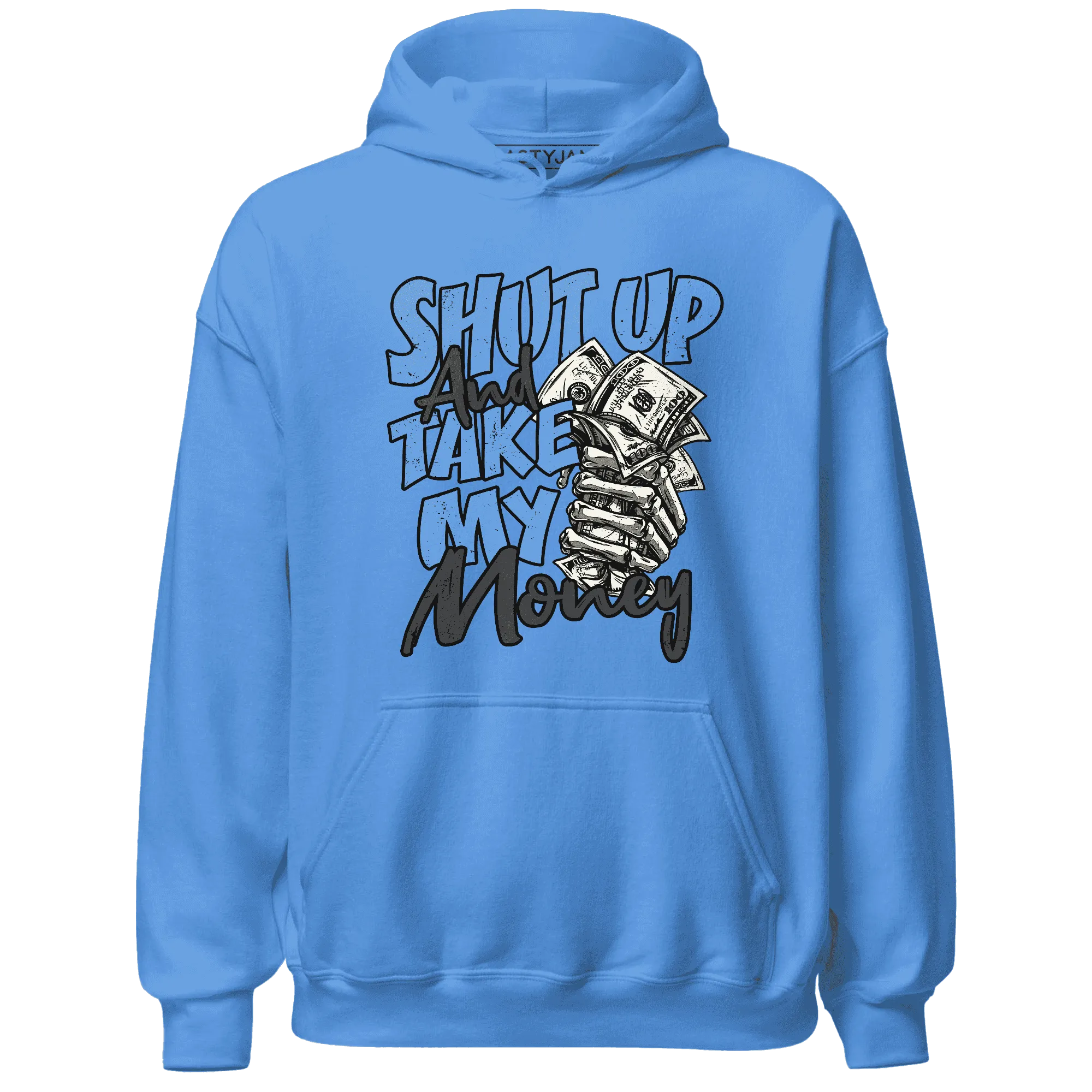 AM-Plus-Black-Univercitii-Blue-Hoodie-Match-Shut-Up