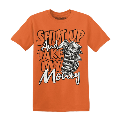 AM-TW-White-Orange-T-Shirt-Match-Shut-Up