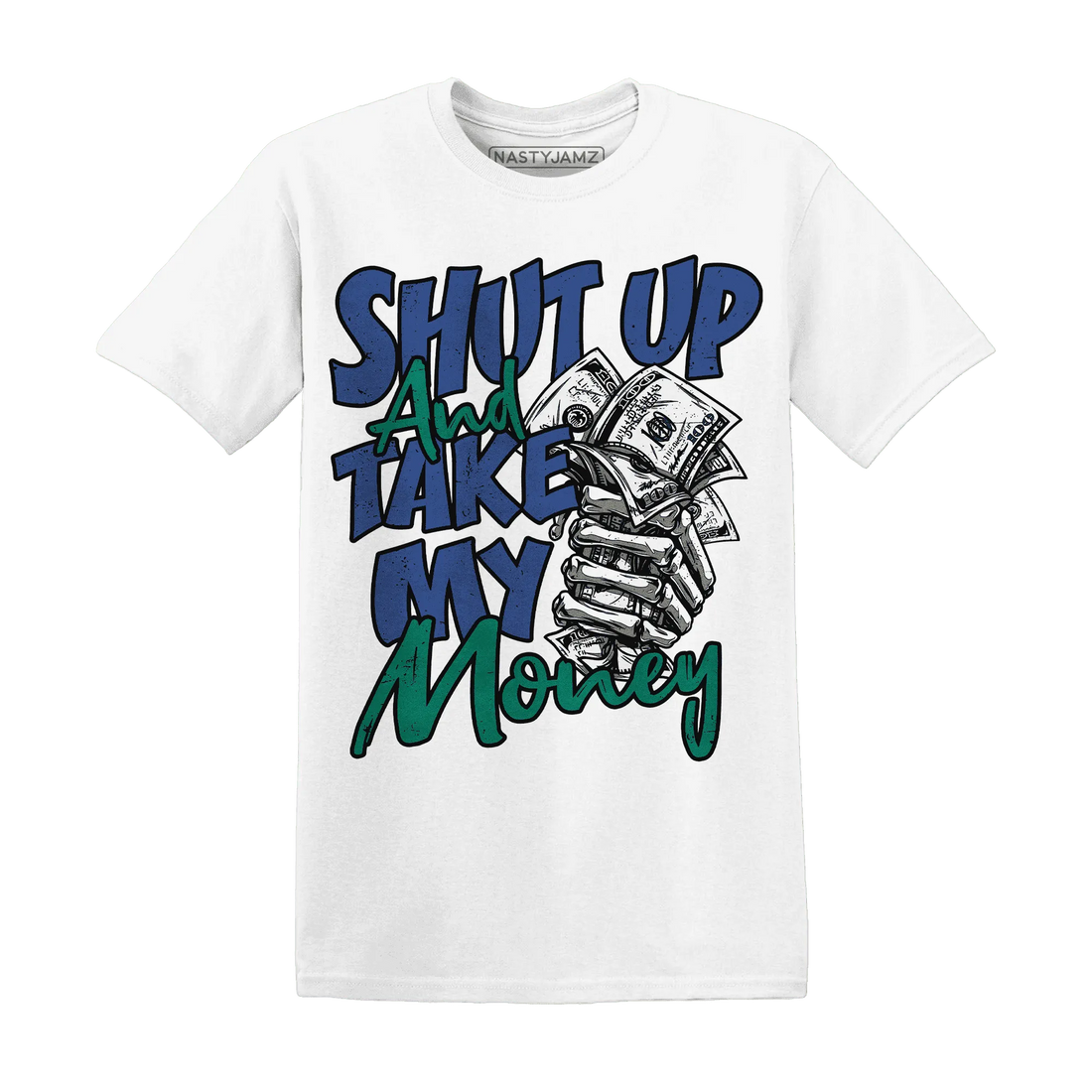 Dunk-Hyper-Royal-Malachite-NastyJamz-T-Shirt-Match-Shut-Up