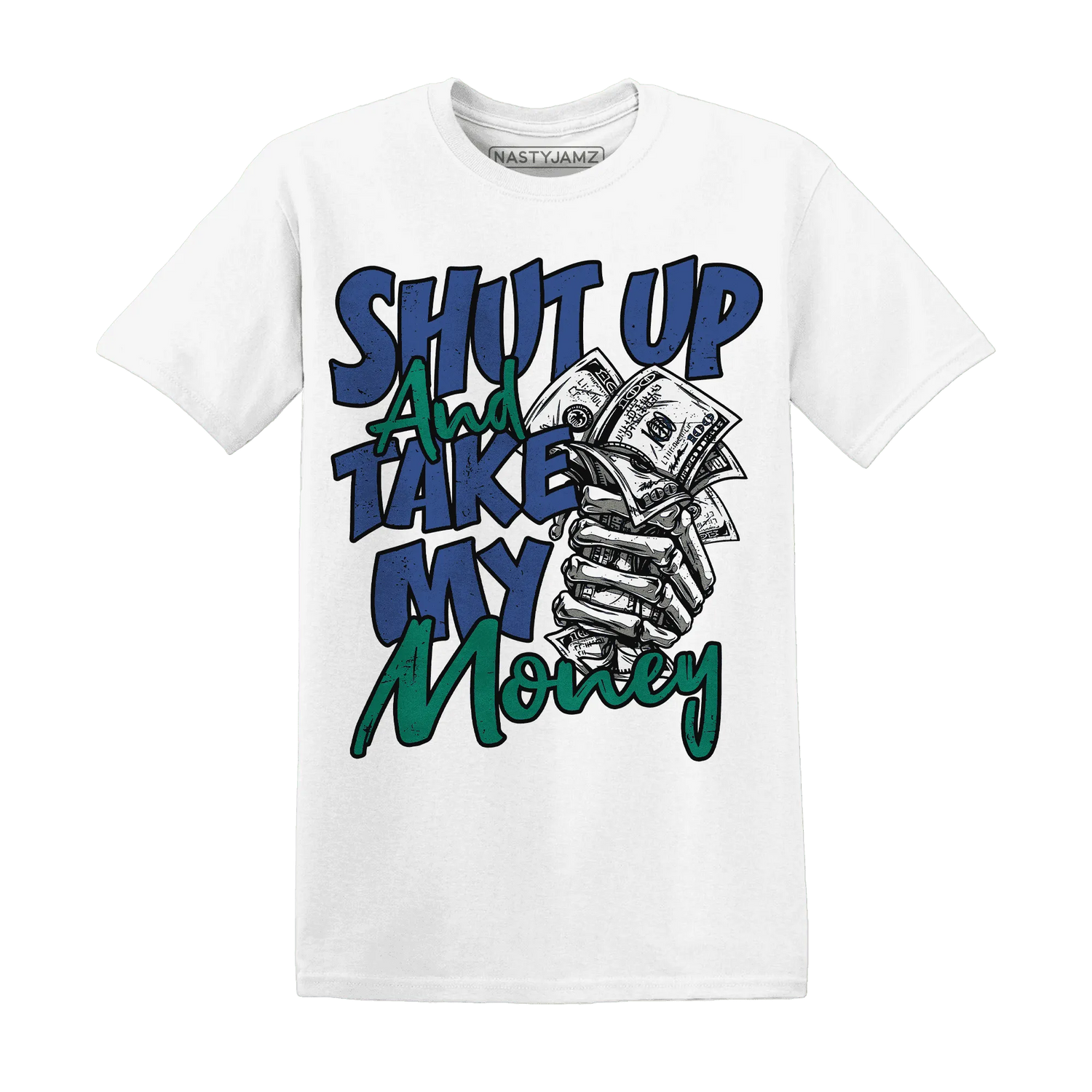 Dunk-Hyper-Royal-Malachite-NastyJamz-T-Shirt-Match-Shut-Up