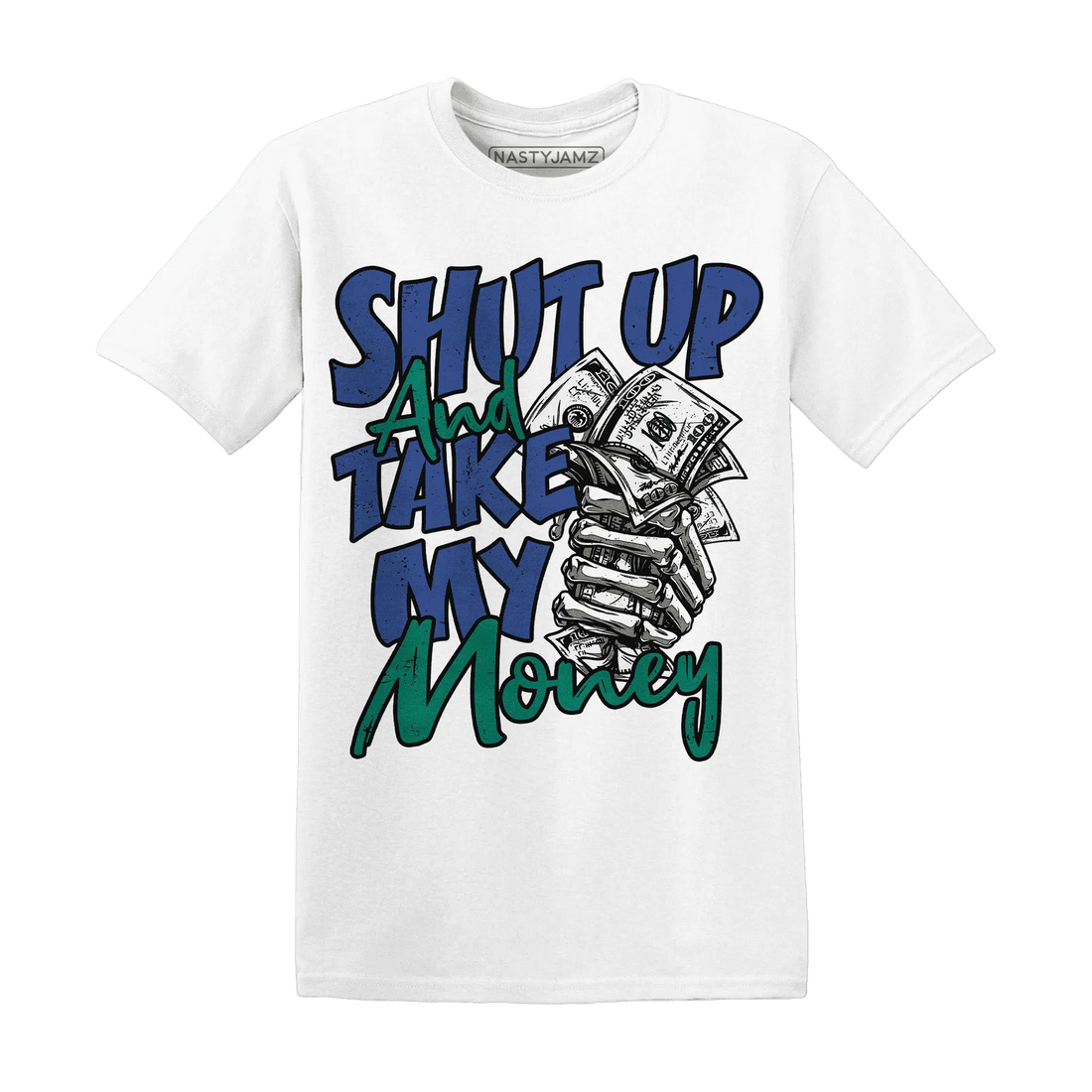 Dunk-Hyper-Royal-Malachite-T-Shirt-Match-Shut-Up
