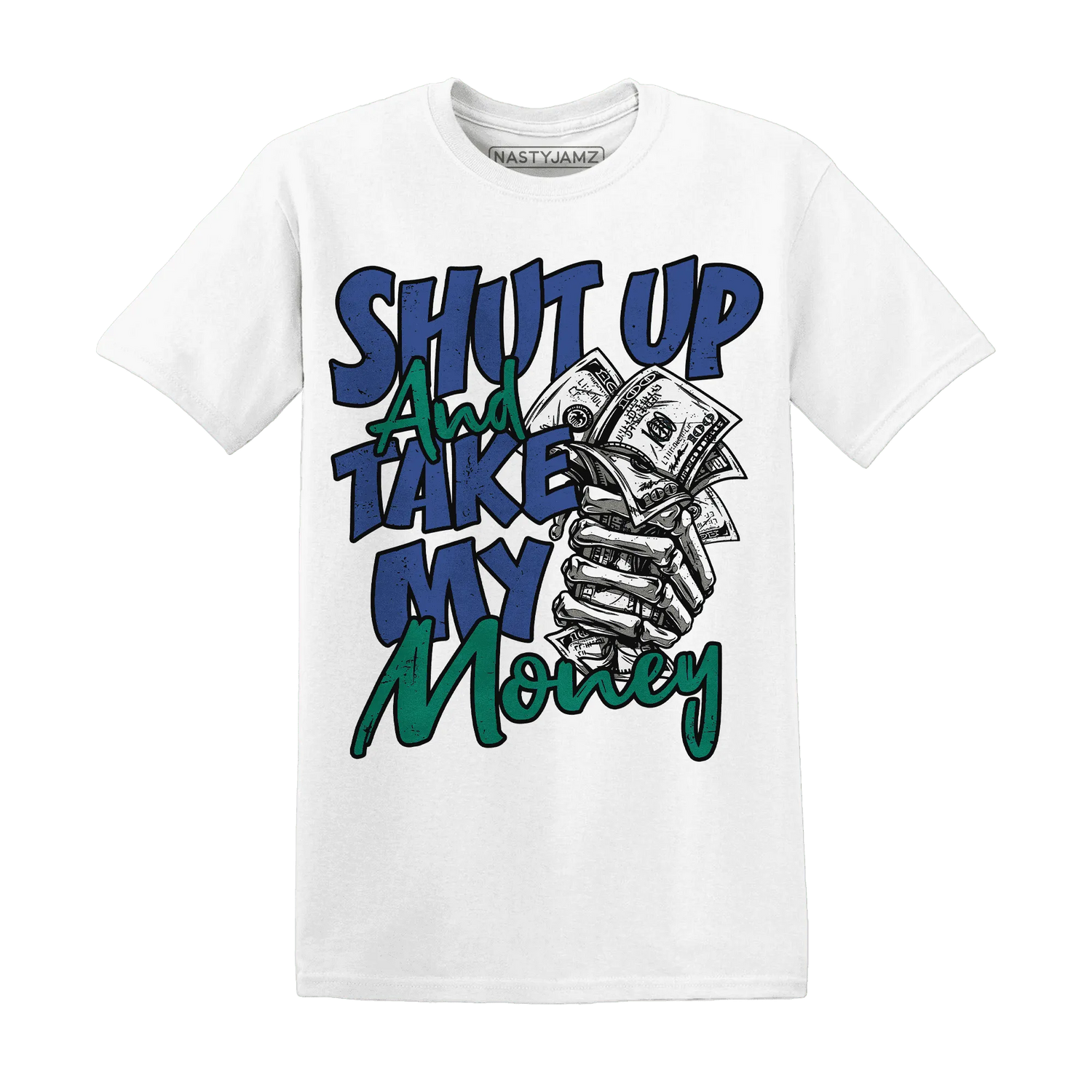 Dunk-Hyper-Royal-Malachite-T-Shirt-Match-Shut-Up