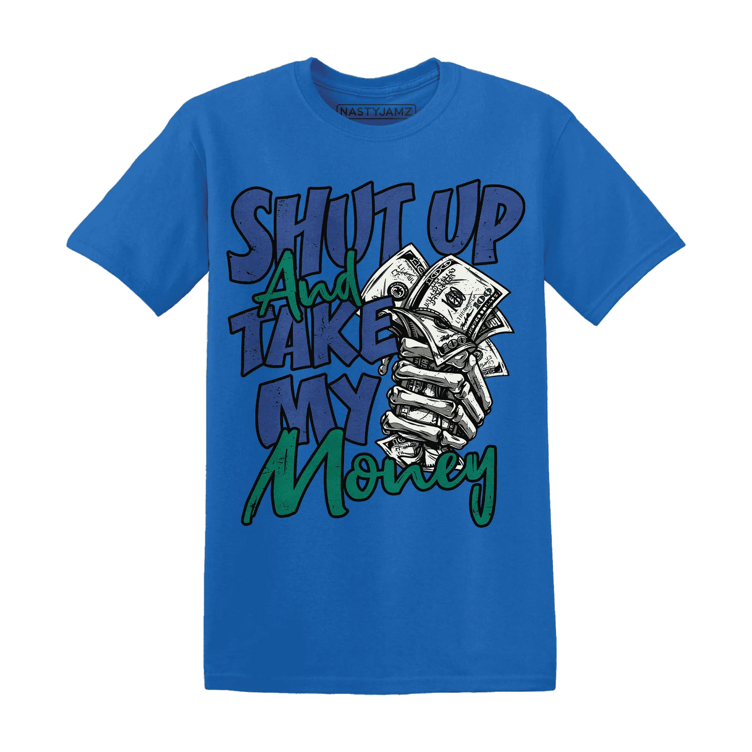 Dunk-Hyper-Royal-Malachite-NastyJamz-T-Shirt-Match-Shut-Up
