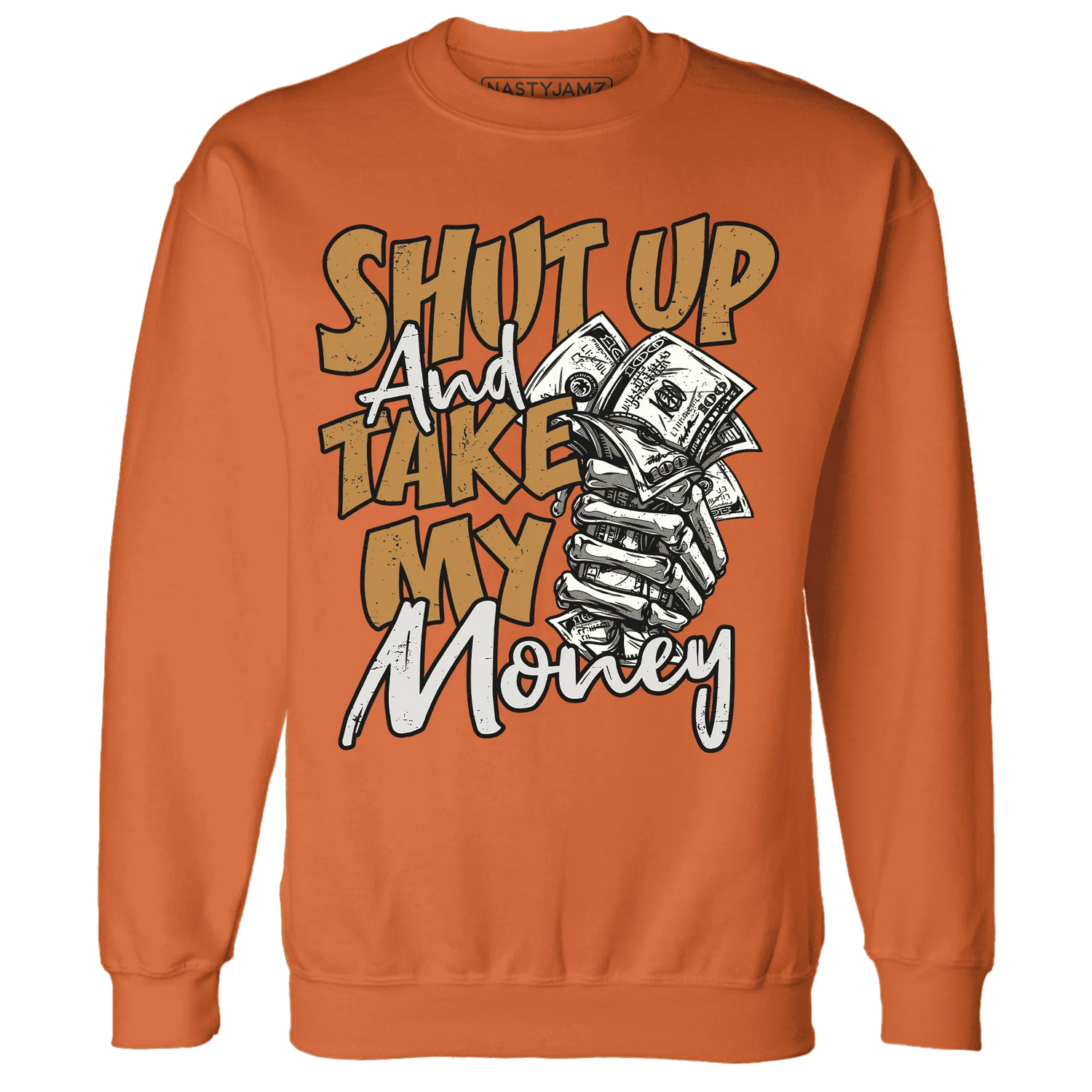 Dunk-Low-Retro-Wheat-Orange-Sweatshirt-Match-Shut-Up