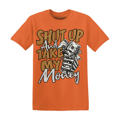 Dunk-Low-Retro-Wheat-Orange-NastyJamz-T-Shirt-Match-Shut-Up