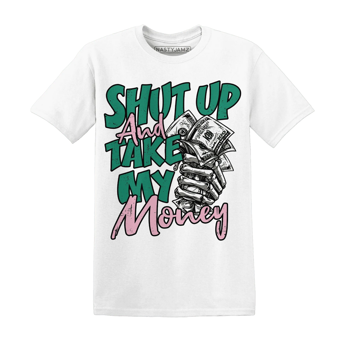 Dunk-Pink-Malachite-Medium-Soft-Low-Sail-T-Shirt-Match-Shut-Up