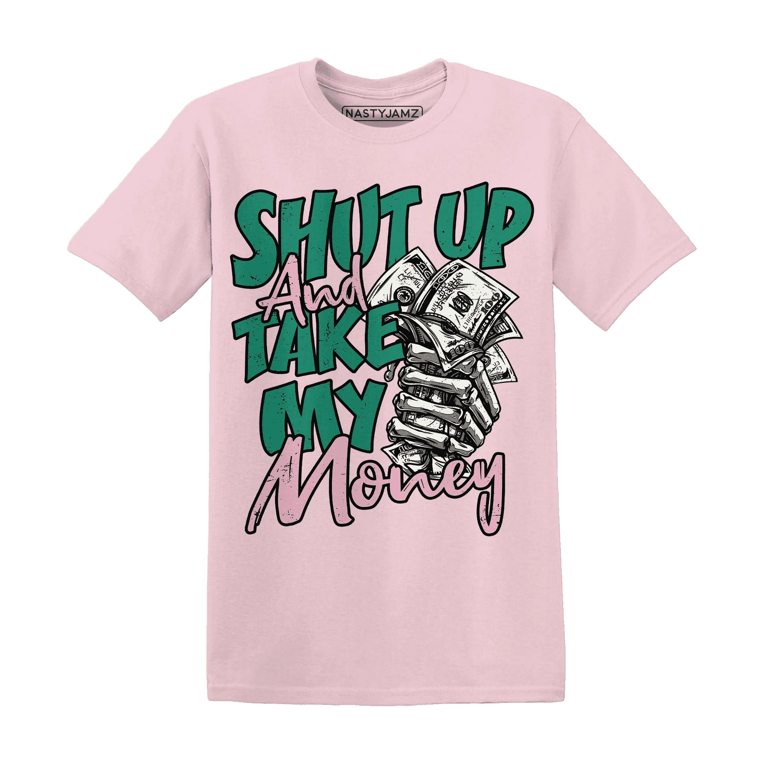 Dunk-Pink-Malachite-Medium-Soft-Low-Sail-T-Shirt-Match-Shut-Up