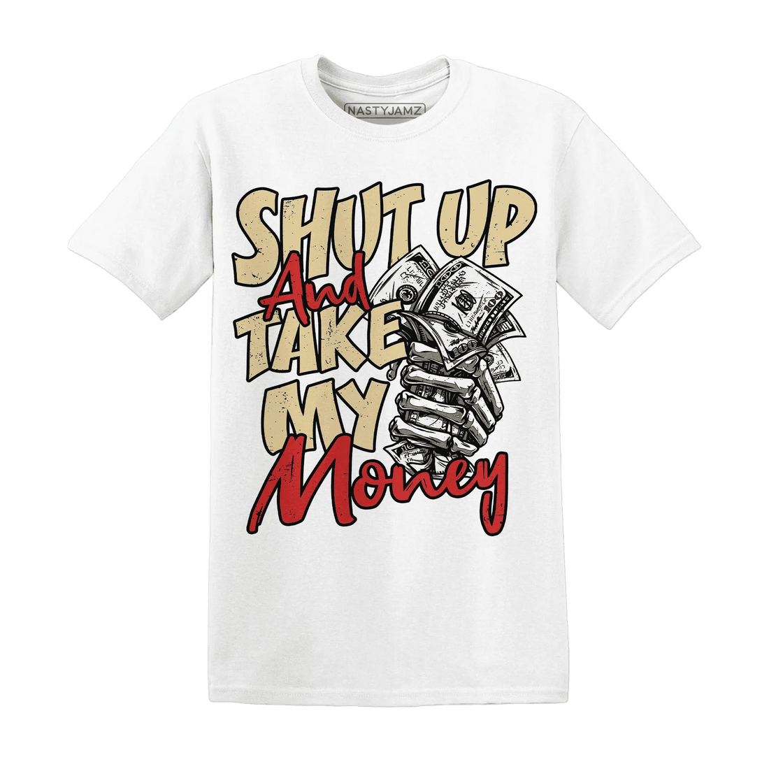 Dunk-Strawberry-Waffle-NastyJamz-T-Shirt-Match-Shut-Up