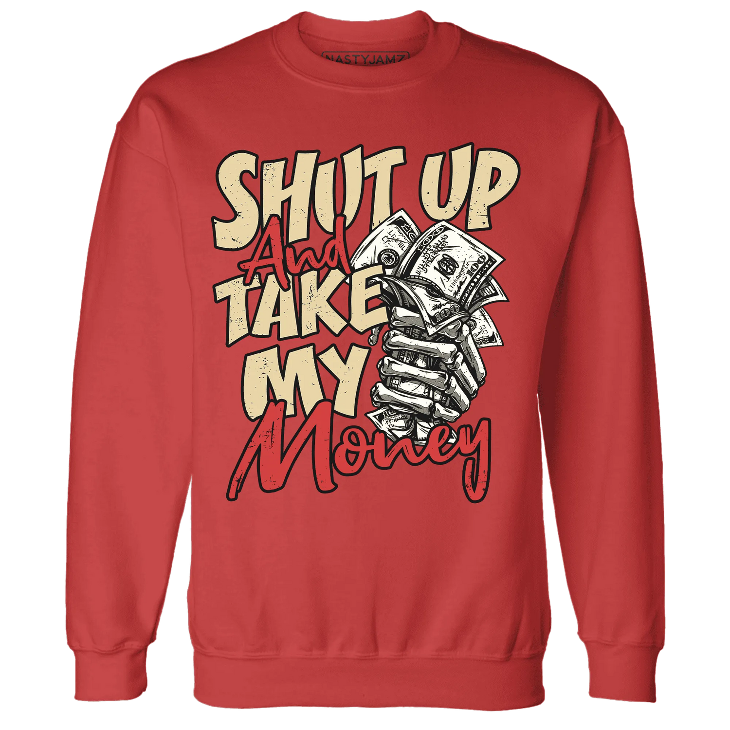 Dunk-Strawberry-Waffle-NastyJamz-Sweatshirt-Match-Shut-Up