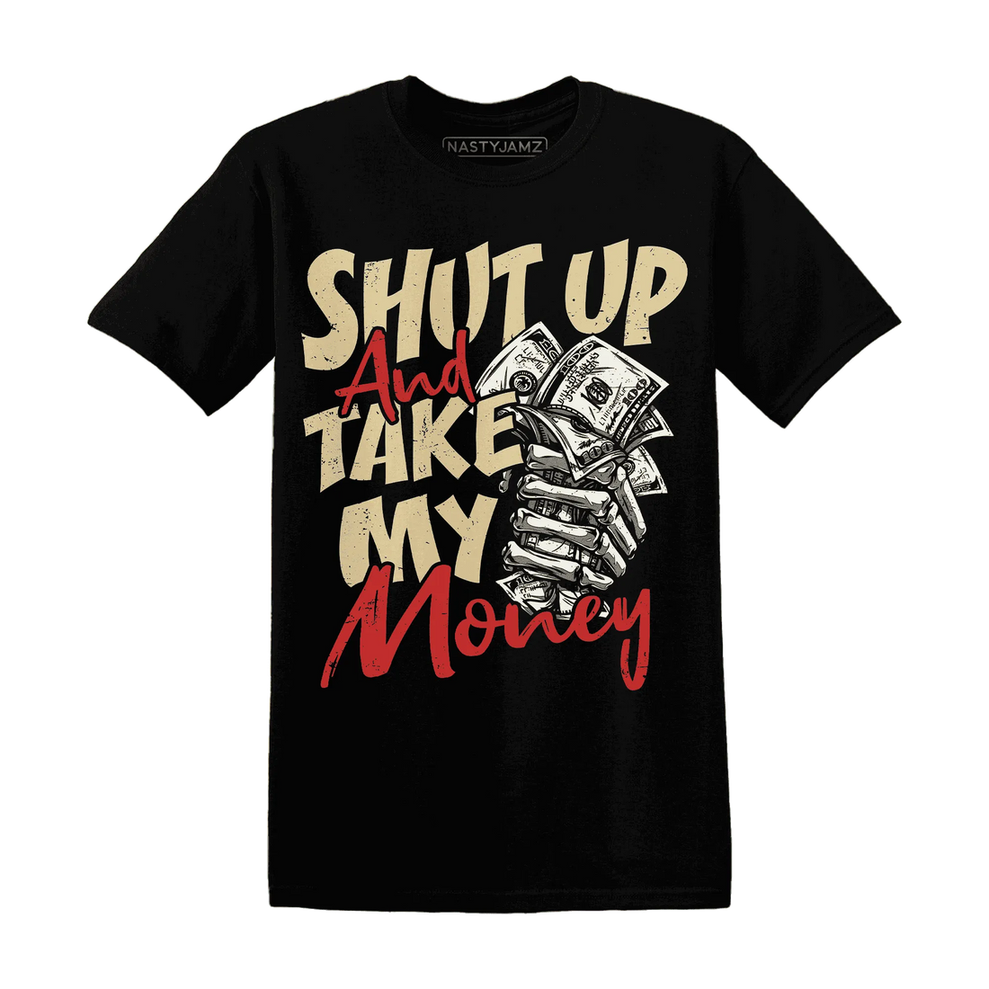 Dunk-Strawberry-Waffle-NastyJamz-T-Shirt-Match-Shut-Up