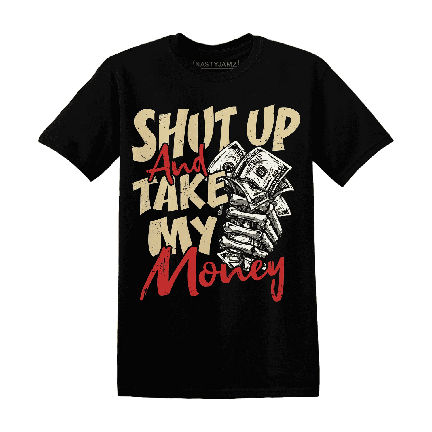 Dunk-Strawberry-Waffle-NastyJamz-T-Shirt-Match-Shut-Up