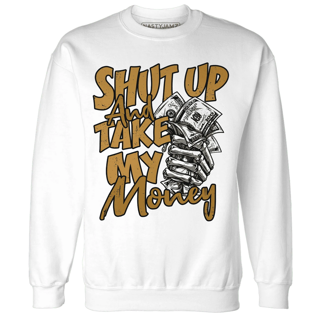 Wheat-13s-Sweatshirt-Match-Shut-Up