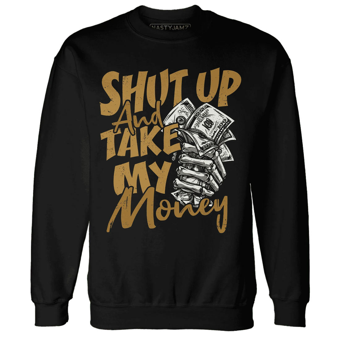 Wheat-13s-Sweatshirt-Match-Shut-Up