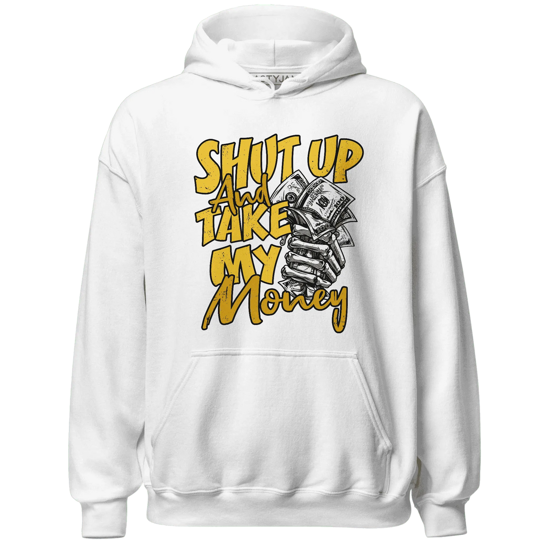 Yellow-Ochre-6s-Hoodie-Match-Shut-Up