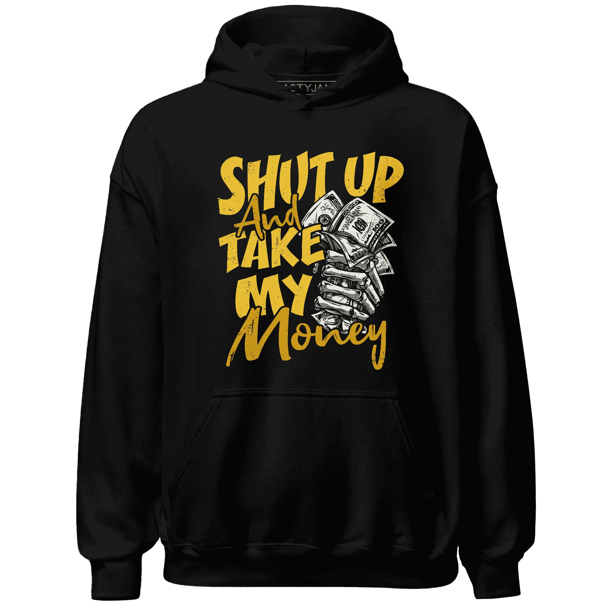 Yellow-Ochre-6s-Hoodie-Match-Shut-Up