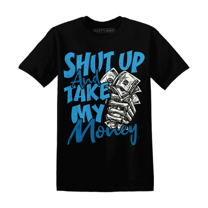 Powder-Blue-9s-T-Shirt-Match-Shut-Up