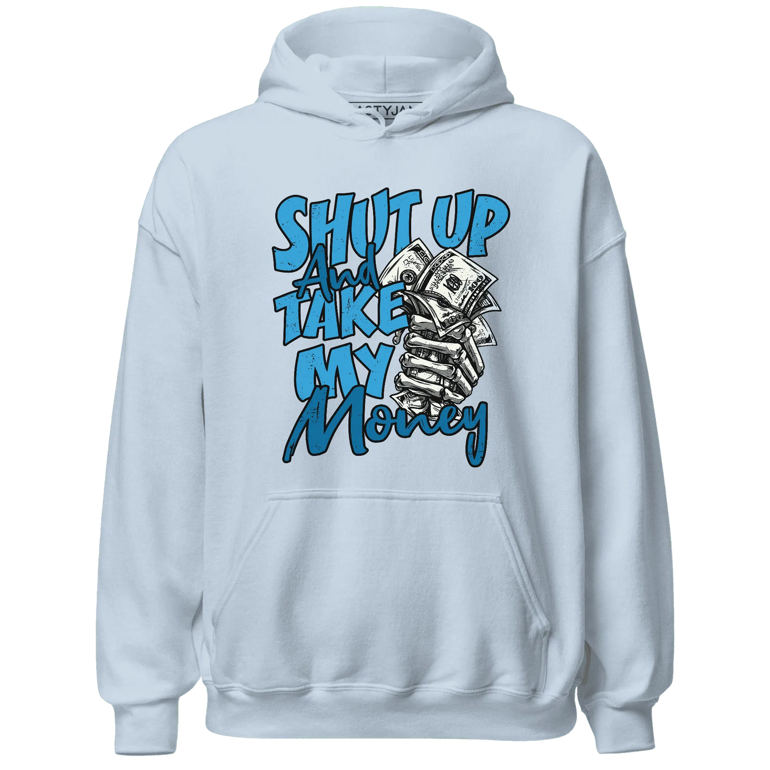 Powder-Blue-9s-Hoodie-Match-Shut-Up