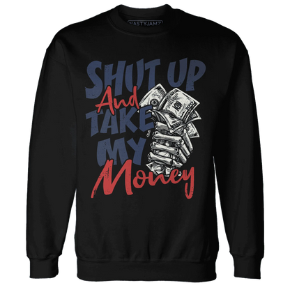 VaporMax-Air-Plus-Midnight-Navy-Gold-Black-Sweatshirt-Match-Shut-Up