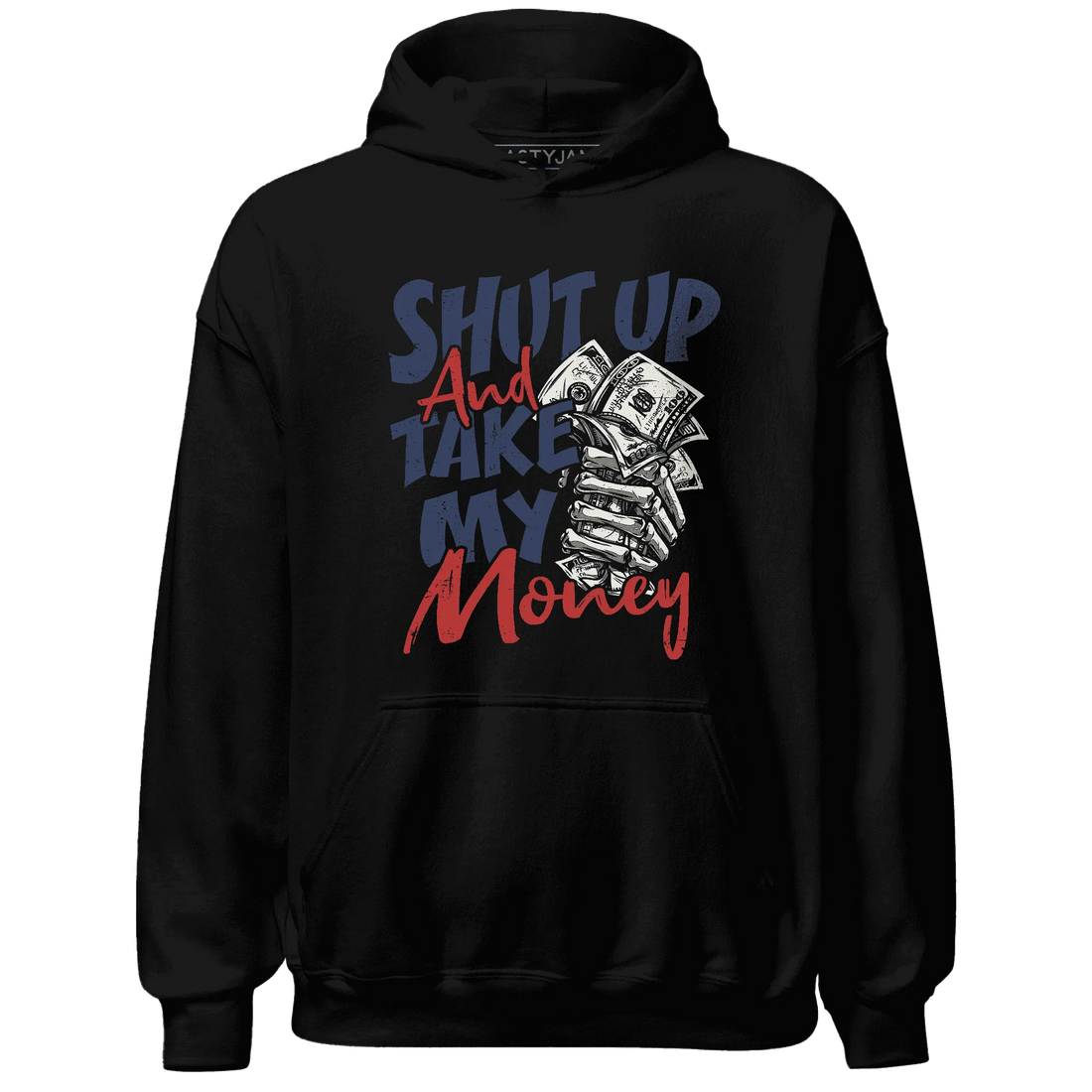VaporMax-Air-Plus-Midnight-Navy-Gold-Black-Hoodie-Match-Shut-Up