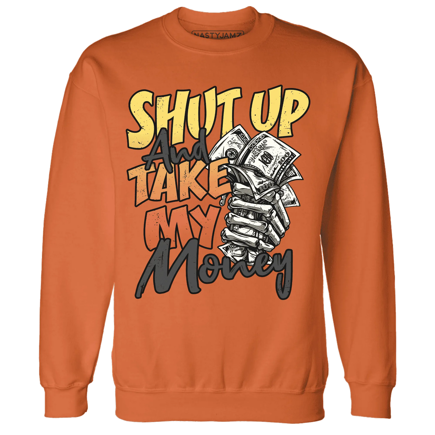 VaporMax-Crimson-Total-Orange-Plus-Sweatshirt-Match-Shut-Up