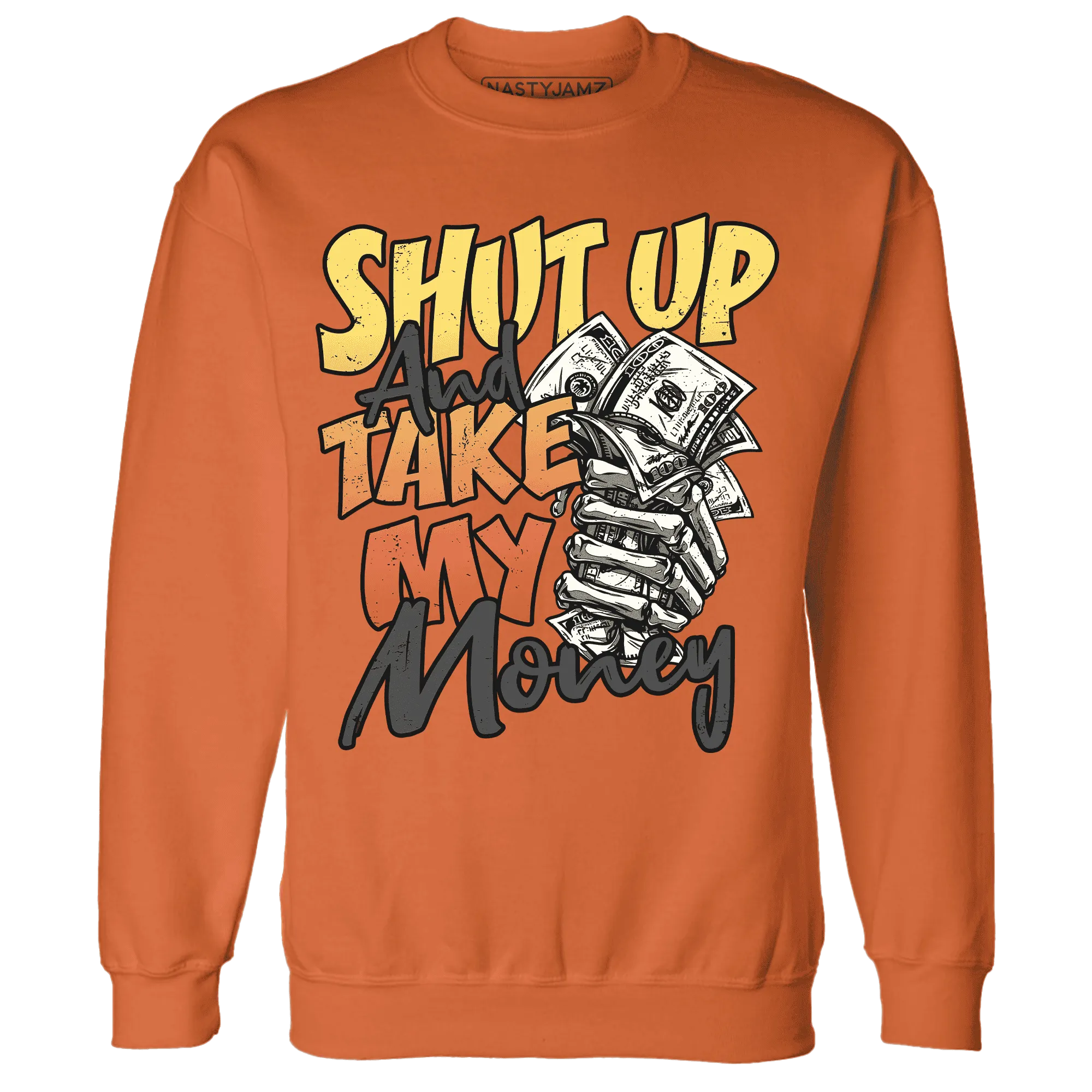 VaporMax-Crimson-Total-Orange-Plus-Sweatshirt-Match-Shut-Up