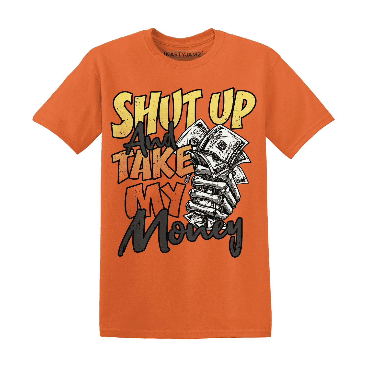 VaporMax-Crimson-Total-Orange-Plus-T-Shirt-Match-Shut-Up