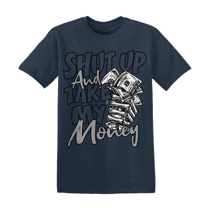 VaporMax-Plus-Midnight-Navy-White-Metallic-Silver-NastyJamz-T-Shirt-Match-Shut-Up