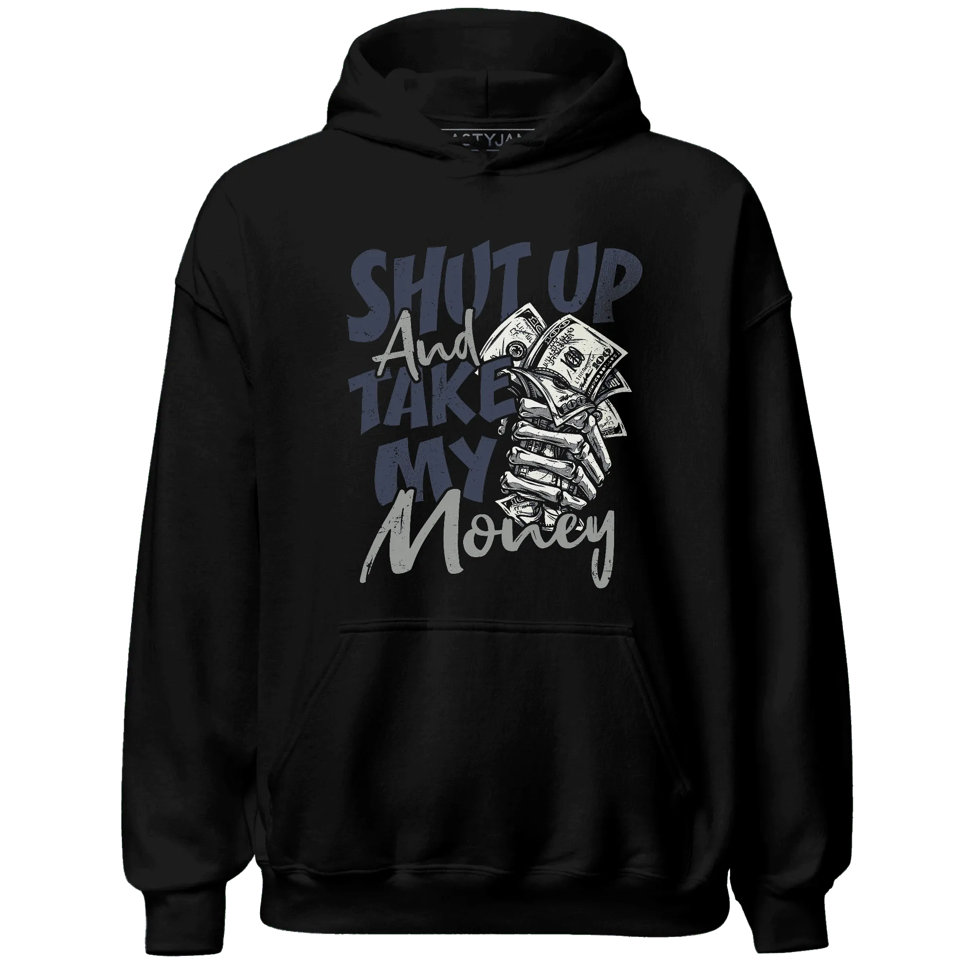 VaporMax-Plus-Midnight-Navy-White-Metallic-Silver-NastyJamz-Hoodie-Match-Shut-Up