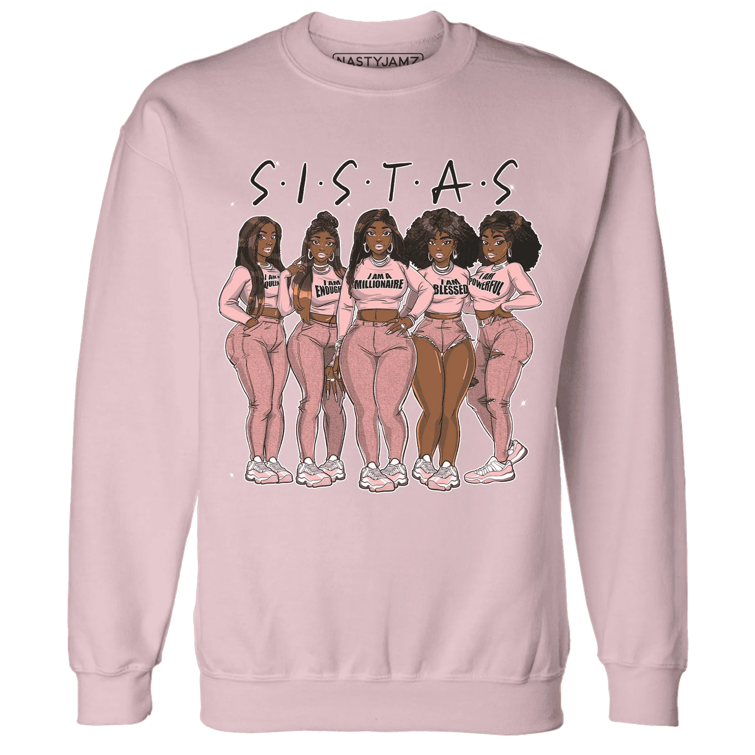 Low-Legend-Pink-11s-Sweatshirt-Match-Sistas-Melanin-Girl