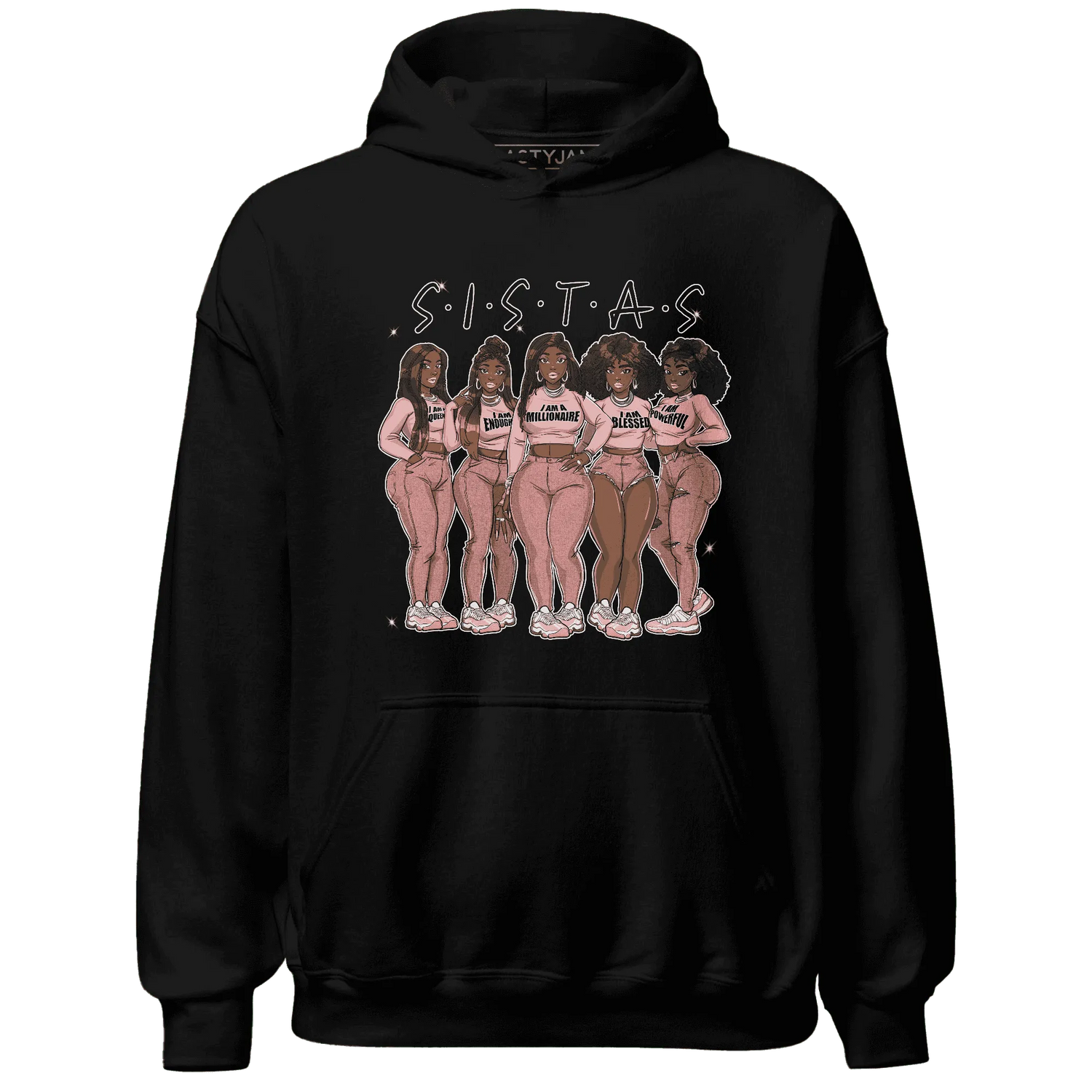 Low-Legend-Pink-11s-Hoodie-Match-Sistas-Melanin-Girl