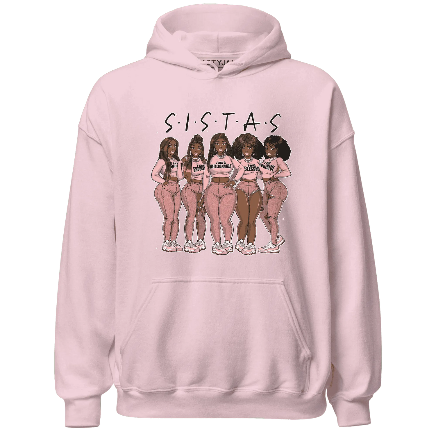Low-Legend-Pink-11s-Hoodie-Match-Sistas-Melanin-Girl
