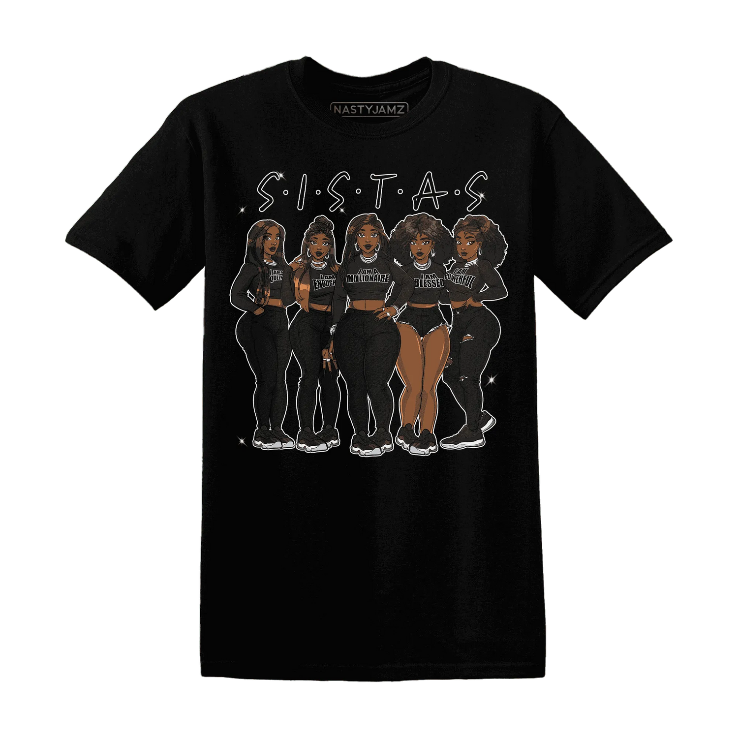 Low-Space-Jamz-11s-T-Shirt-Match-Sistas-Melanin-Girl