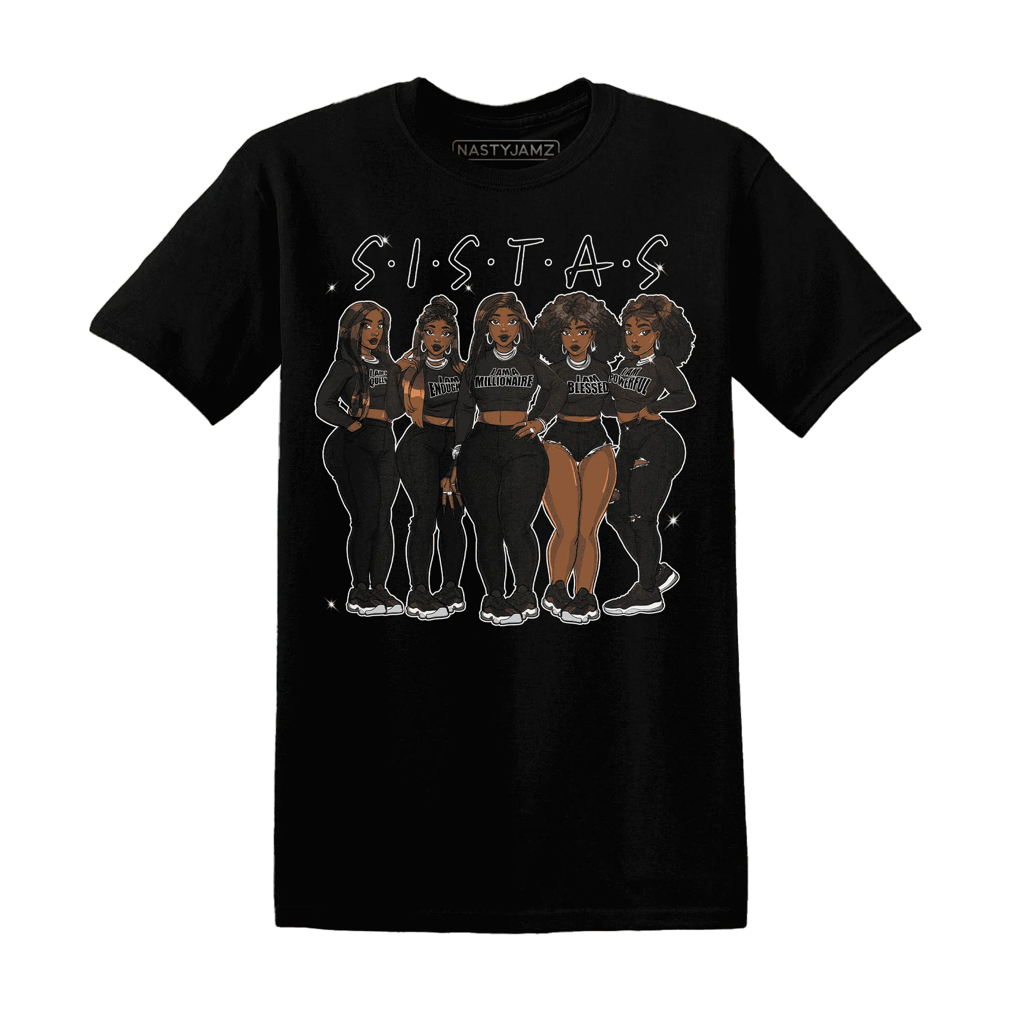 Low-Space-Jamz-11s-T-Shirt-Match-Sistas-Melanin-Girl