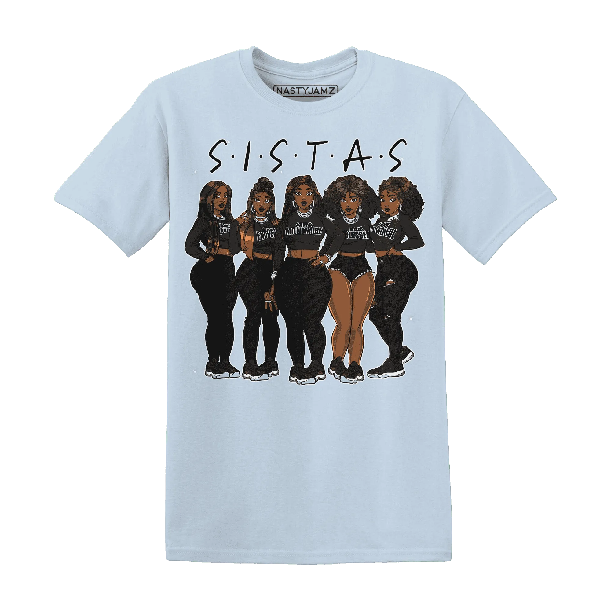Low-Space-Jamz-11s-T-Shirt-Match-Sistas-Melanin-Girl
