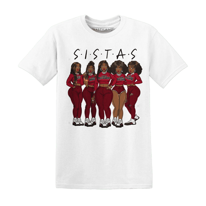 Retro-Red-Taxi-12s-T-Shirt-Match-Sistas-Melanin-Girl