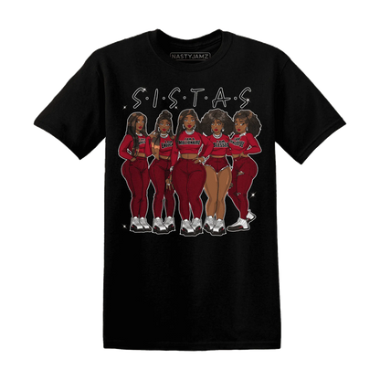 Retro-Red-Taxi-12s-T-Shirt-Match-Sistas-Melanin-Girl