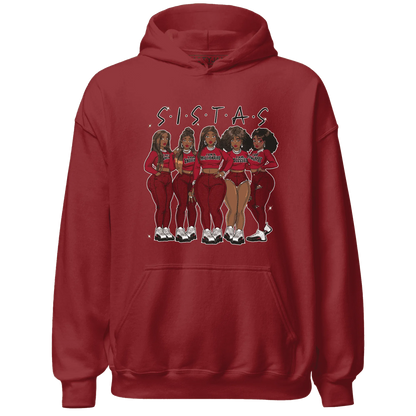 Retro-Red-Taxi-12s-Hoodie-Match-Sistas-Melanin-Girl