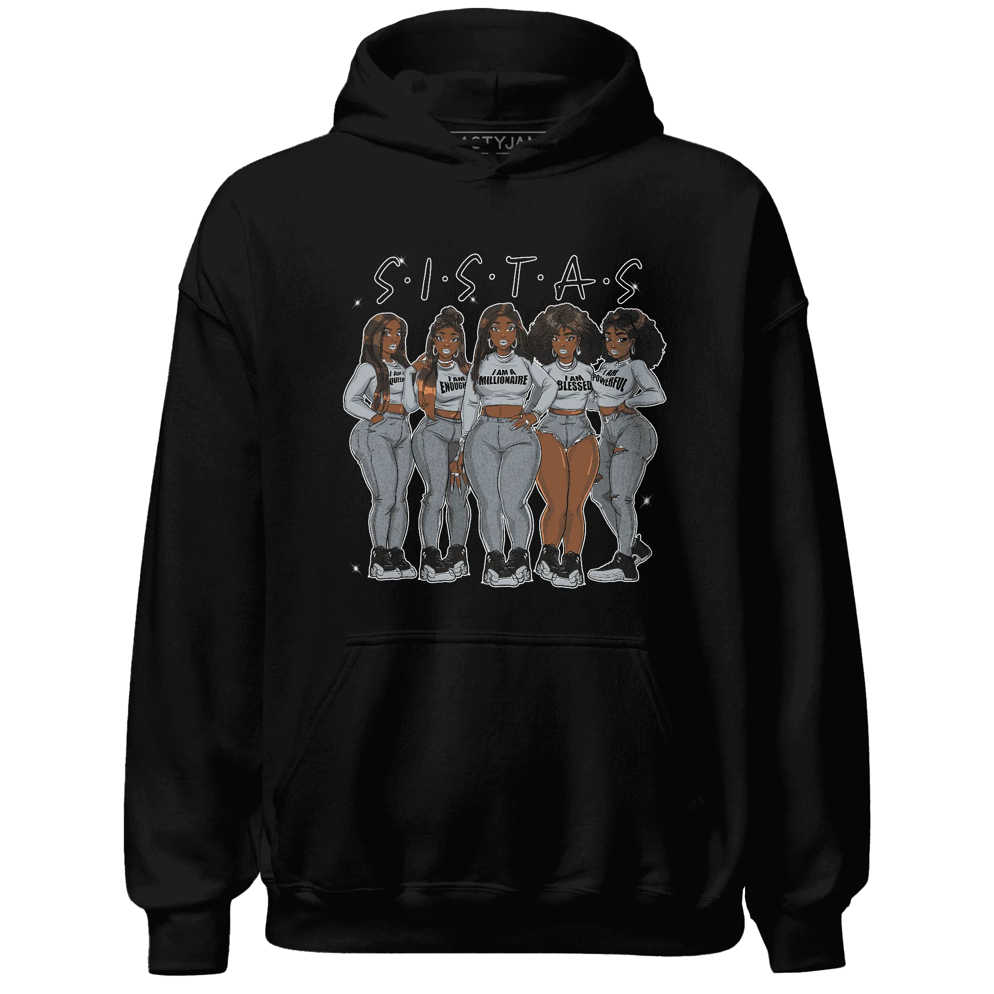NastyJamz-Wolf-Grey-12s-Hoodie-Match-Sistas-Melanin-Girl
