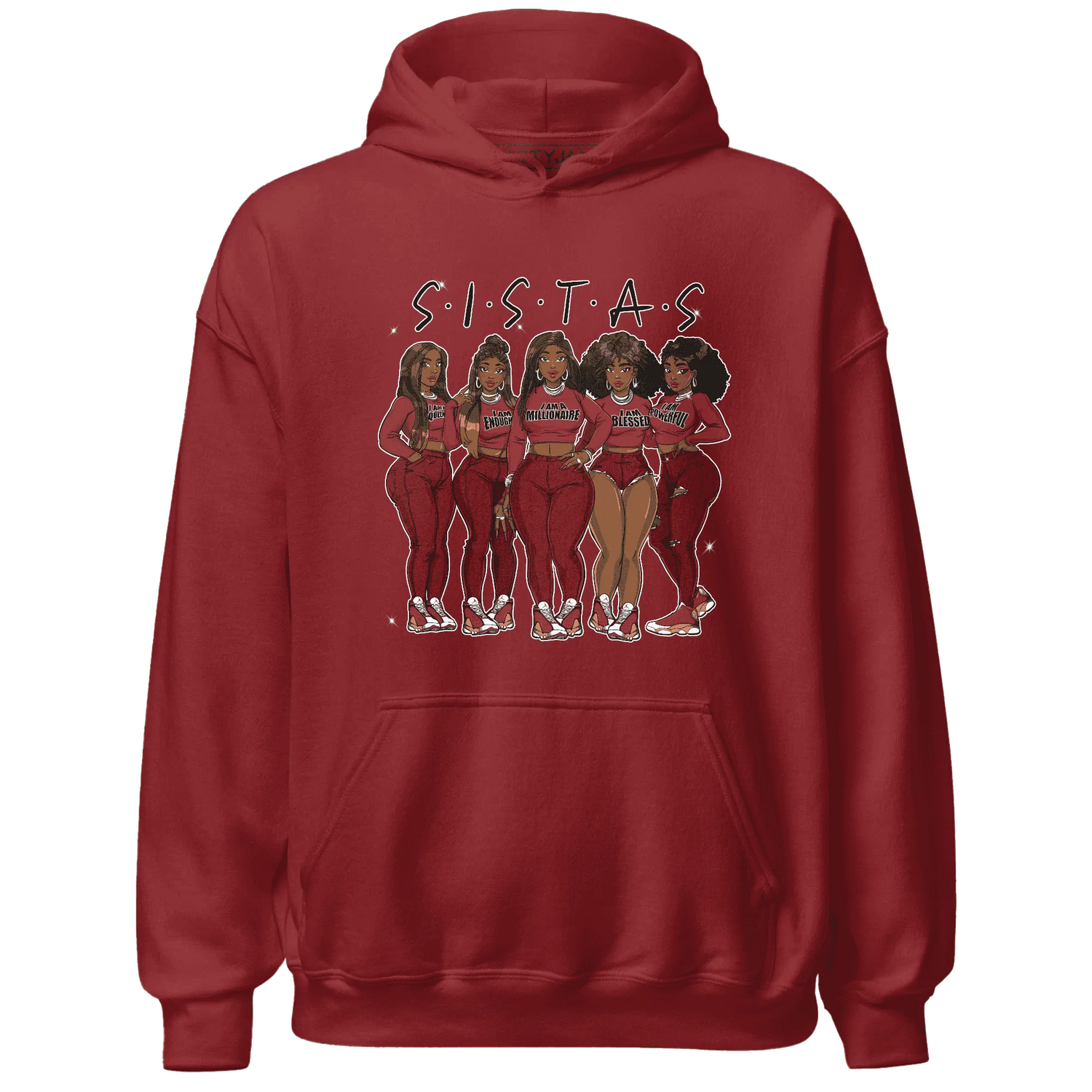 Dune-Red-13s-Hoodie-Match-Sistas-Melanin-Girl