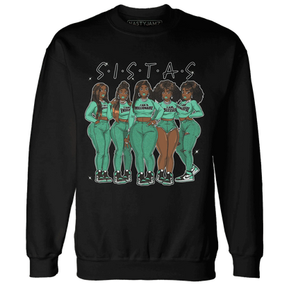 High-OG-Green-Glow-1s-Sweatshirt-Match-Sistas-Melanin-Girl
