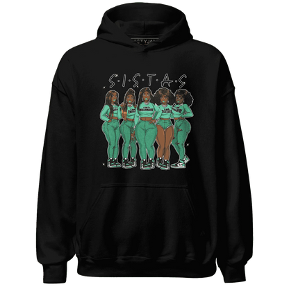 High-OG-Green-Glow-1s-Hoodie-Match-Sistas-Melanin-Girl