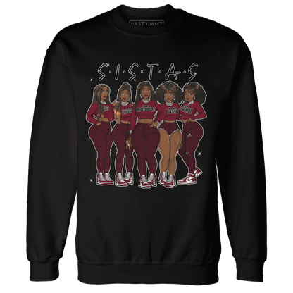 High-White-Team-Red-1s-Sweatshirt-Match-Sistas-Melanin-Girl