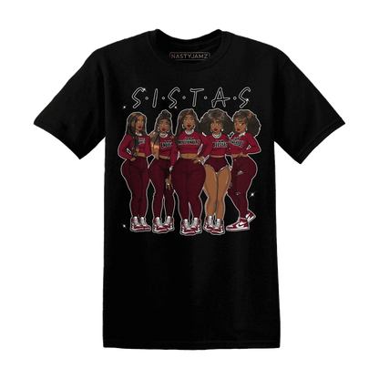 High-White-Team-Red-1s-T-Shirt-Match-Sistas-Melanin-Girl
