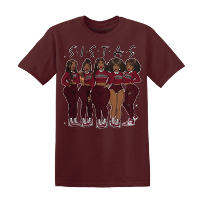 High-White-Team-Red-1s-T-Shirt-Match-Sistas-Melanin-Girl