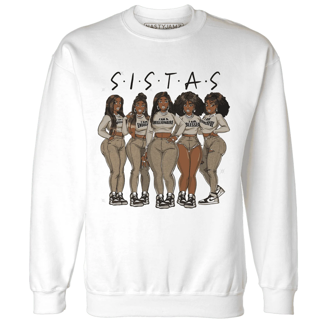 AJ-1-Latte-Sweatshirt-Match-Sistas-Melanin-Girl