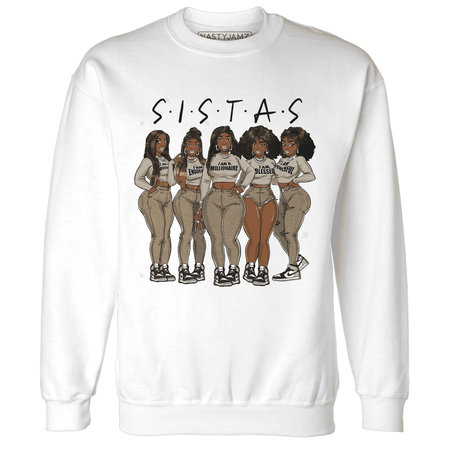 AJ-1-Latte-Sweatshirt-Match-Sistas-Melanin-Girl